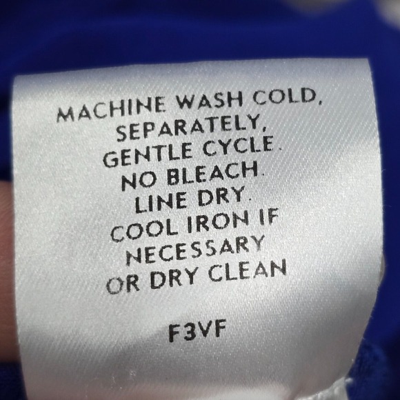 Eileen Fisher Midi Dress Women 1X Blue 3/4 Sleeve Pullover Stretch Asymmetrical - Picture 6 of 11